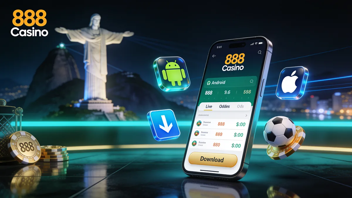 Aplicativo móvel do 888 Casino — 888 casino no Brasil